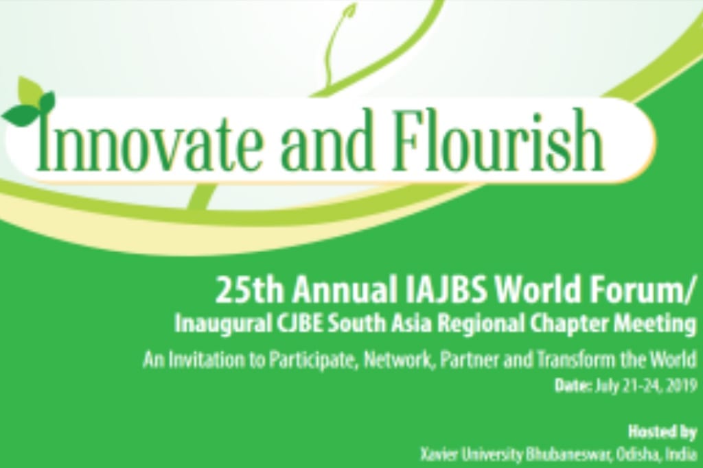 25th Annual IAJBS World Forum / 1st CJBE (ASIA) Regional Meeting
