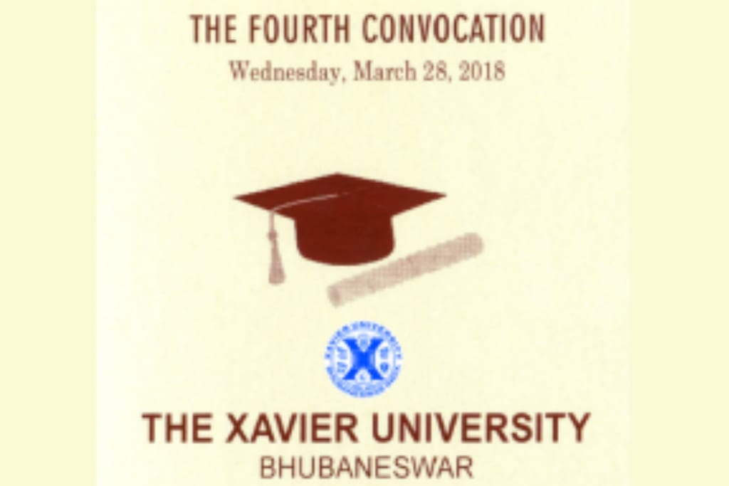 Fourth Convocation of Xavier University Bhubaneswar