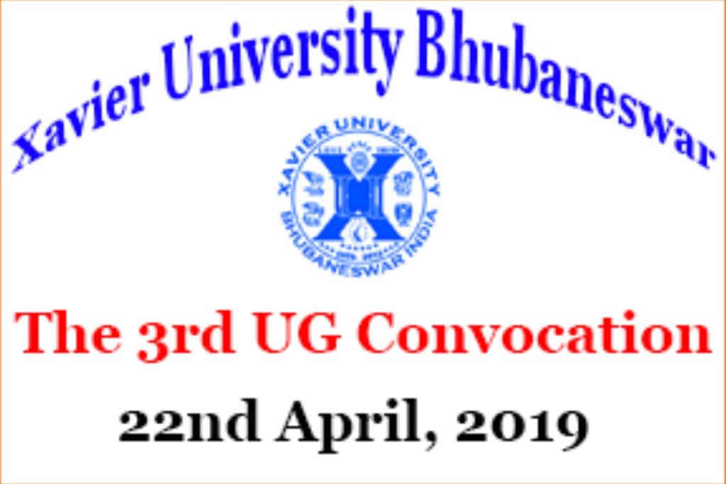 The Third UG Convocation of Xavier University Bhubaneswar