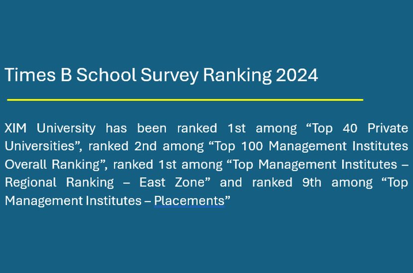 Times B School Survey Ranking 2024