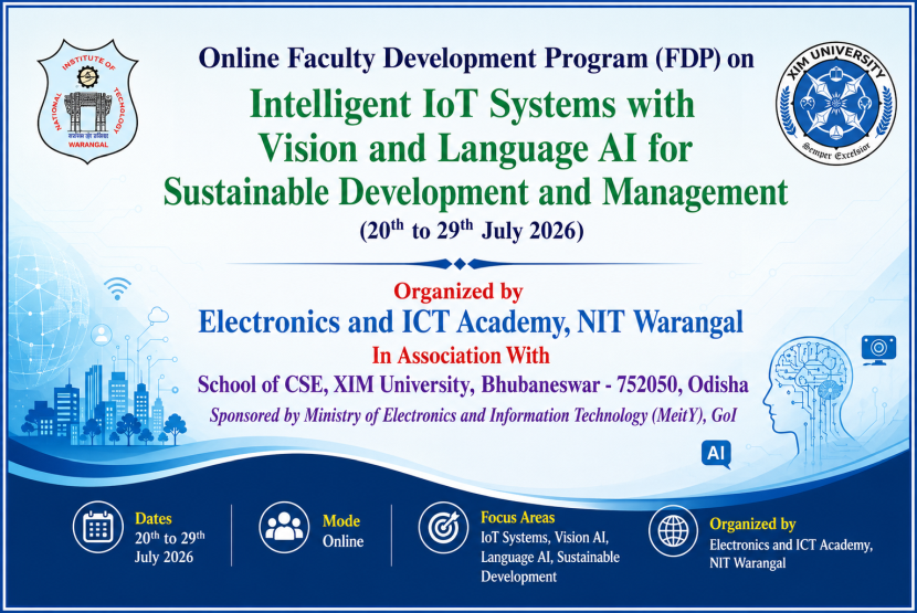 Online Faculty Development Program(FDP) : 20th – 29th  July ’26